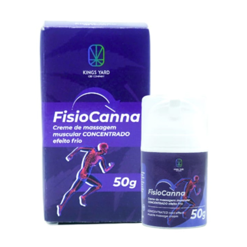 FisioCanna Creme Massagem Ef Frio 50gr By Kings Yard Creme massagem CBD Frio Kings Yard