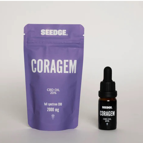 Oleo CORAGEM Full Spectrum 20% by Seedge 2 Oleo CBD Coragem 20% 10ml Seedge
